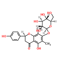 (2S)-7-(BETA-D-吡喃葡萄糖基氧基)-2,3-二氢-5-羟基-2-(4-羟基苯基)-6,8-二甲基-4H-1-苯并吡喃-4-酮