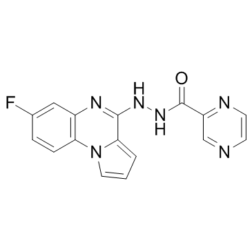 吡嗪羧酸 2-(7-氟吡咯并[1,2-A]喹喔啉-4-基)酰肼