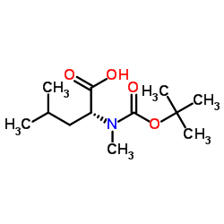 N-叔丁氧羰基-N-甲基-D-亮氨酸