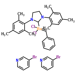 二氯[1,3-双(2,4,6-三甲基苯基)-2-咪唑烷亚基](亚苄基)双(3-溴吡啶)钌(II)