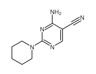 4-氨基-2-(1-哌啶基)嘧啶-5-甲腈