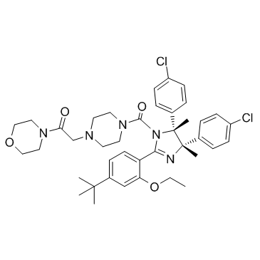 2-[4-[[(4S,5R)-4,5-双(4-氯苯基)-2-[4-(1,1-二甲基乙基)-2-乙氧基苯基]-4,5-二氢-4,5-二甲基-1H-咪唑-1-基]羰