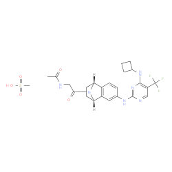 N-[2-[(1R,4S)-6-[[4-(环丁基氨基)-5-(三氟甲基)-2-嘧啶基]氨基]-1,2,3,4-四氢萘-1,4-亚氨-9-基]-2-氧代乙基]乙酰