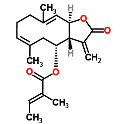 (2E)-2-甲基-2-丁烯酸(3AR,4R,6E,10E,11AR)-2,3,3A,4,5,8,9,11A-八氢-6,10-二甲基-3-亚甲基-2-氧代环癸五